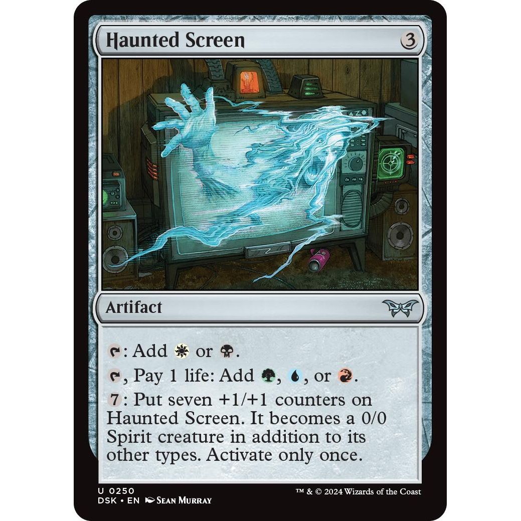 Image for Haunted Screen (250) (DSK) - Magic: The Gathering
