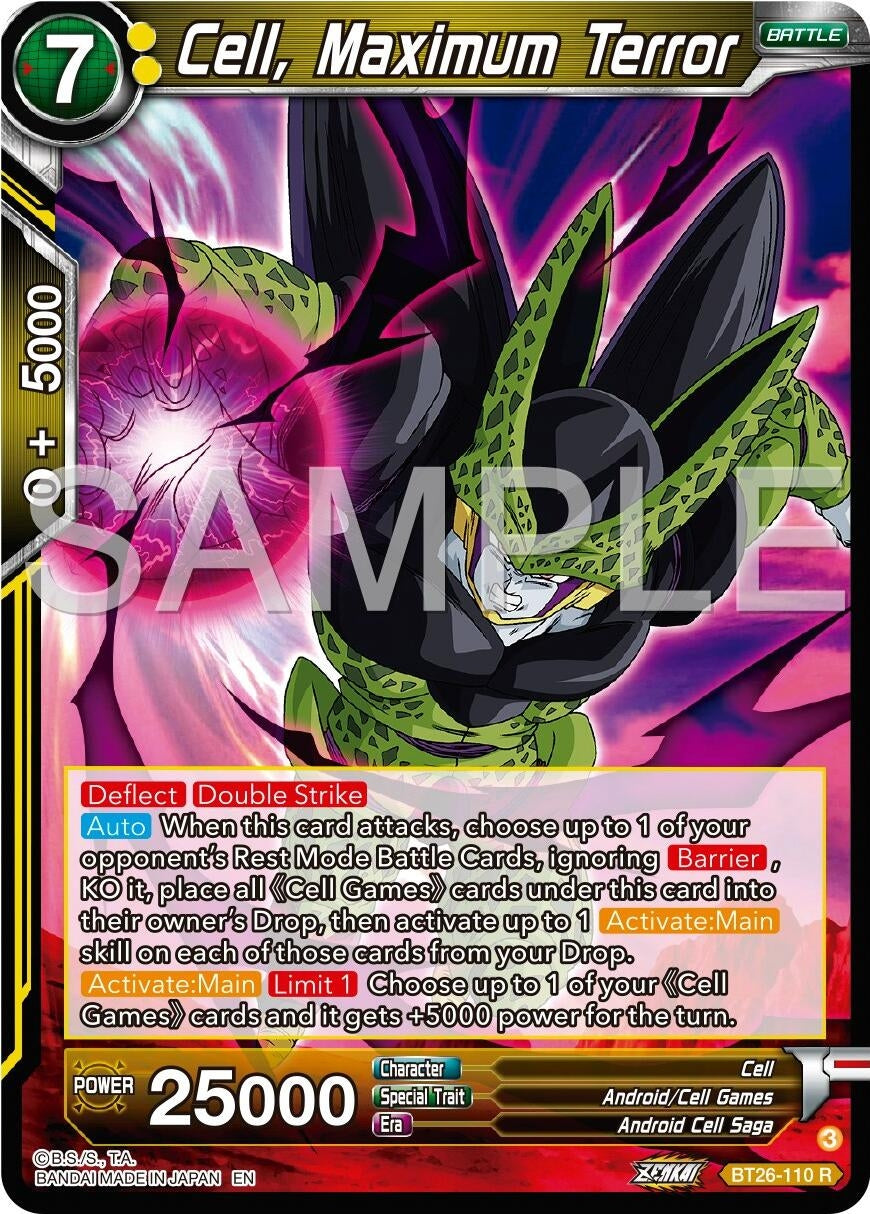 Image for Cell, Maximum Terror (BT26-110) (BT26) - Dragon Ball Super: Masters