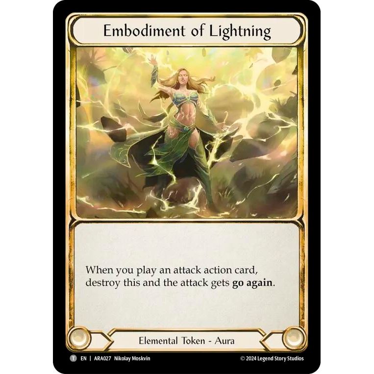 Image for Embodiment of Lightning (ARA027) (ARA) - Flesh and Blood TCG