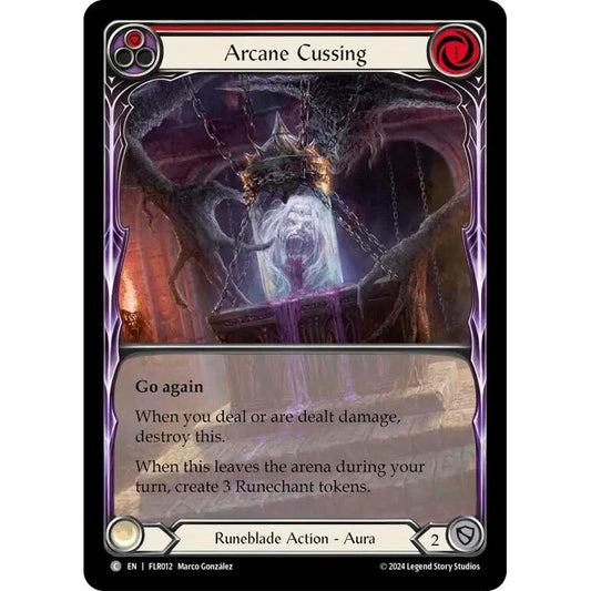Image for Arcane Cussing (Red) (FLR012) (FLR) - Flesh and Blood TCG