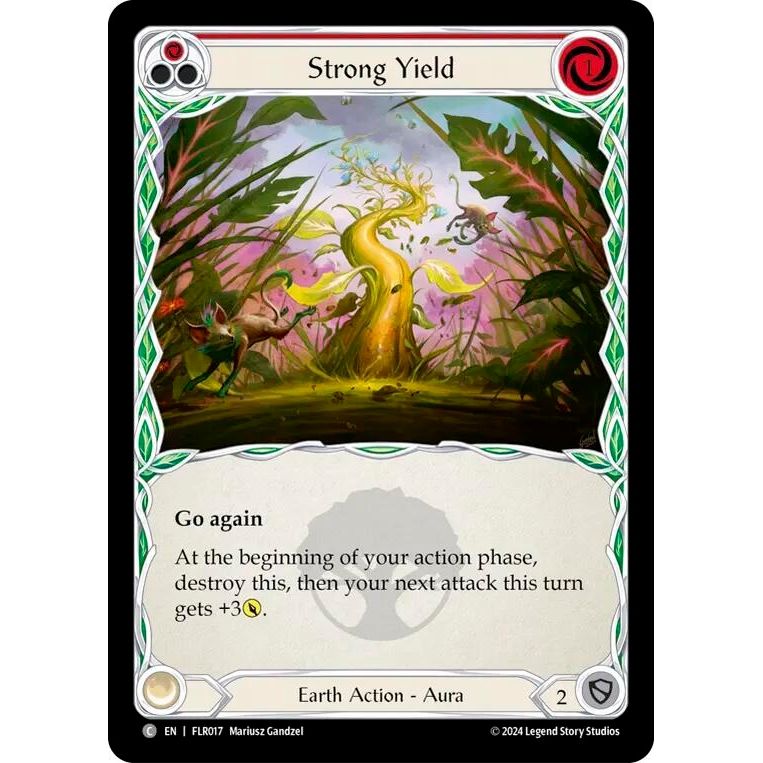 Image for Strong Yield (Red) (FLR017) (FLR) - Flesh and Blood TCG