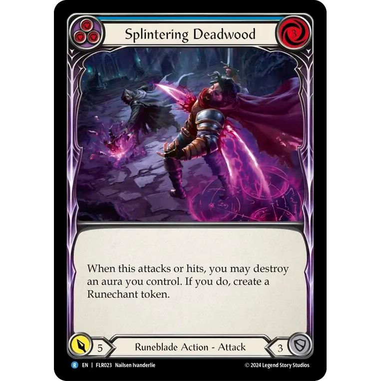 Image for Splintering Deadwood (Blue) (FLR023) (FLR) - Flesh and Blood TCG