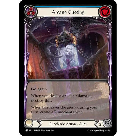 Image for Arcane Cussing (Blue) (FLR024) (FLR) - Flesh and Blood TCG