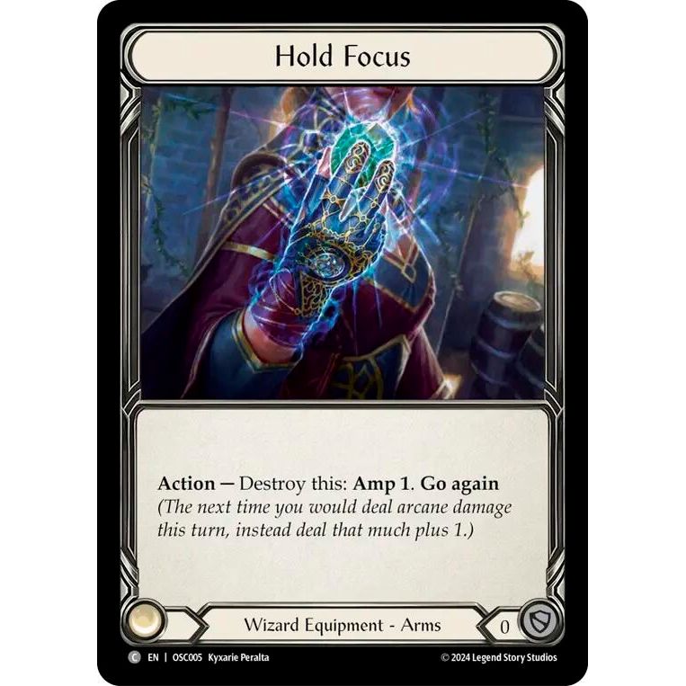 Image for Hold Focus (OSC005) (OSC) - Flesh and Blood TCG
