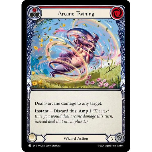 Image for Arcane Twining (Red) (OSC012) (OSC) - Flesh and Blood TCG