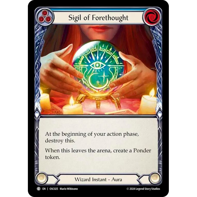 Image for Sigil of Forethought (OSC025) (OSC) - Flesh and Blood TCG