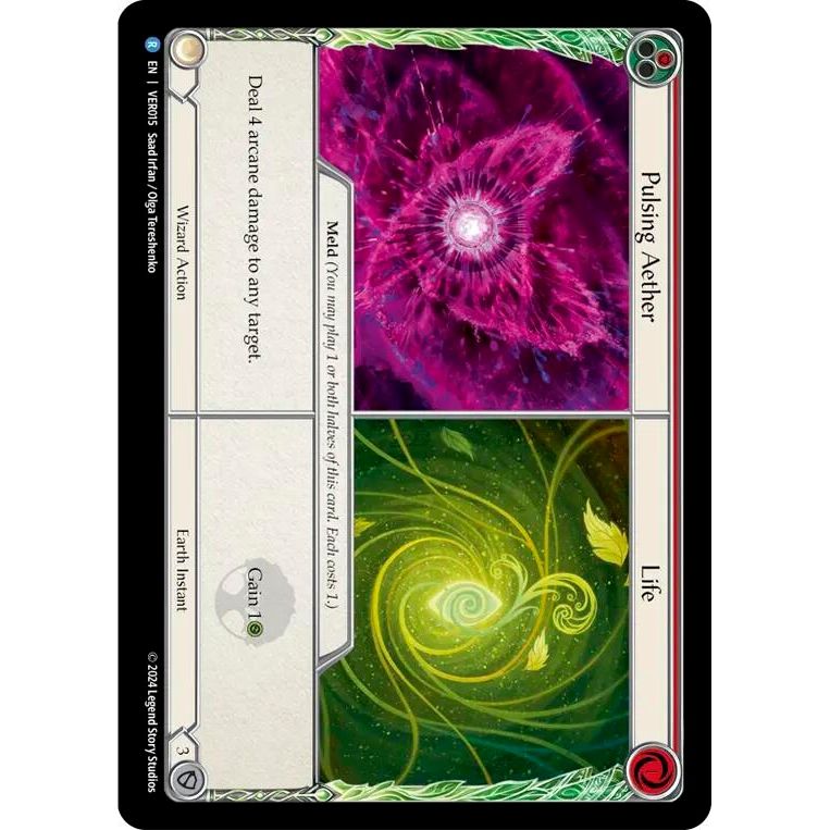 Image for Pulsing Aether / Life (VER015) (VER) - Flesh and Blood TCG