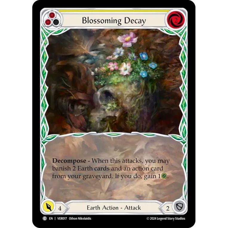 Image for Blossoming Decay (Yellow) (VER017) (VER) - Flesh and Blood TCG