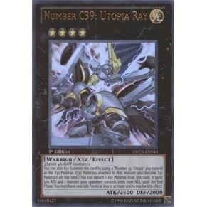 Image for Number C39: Utopia Ray (ORCS-EN040) (ORCS) - YuGiOh