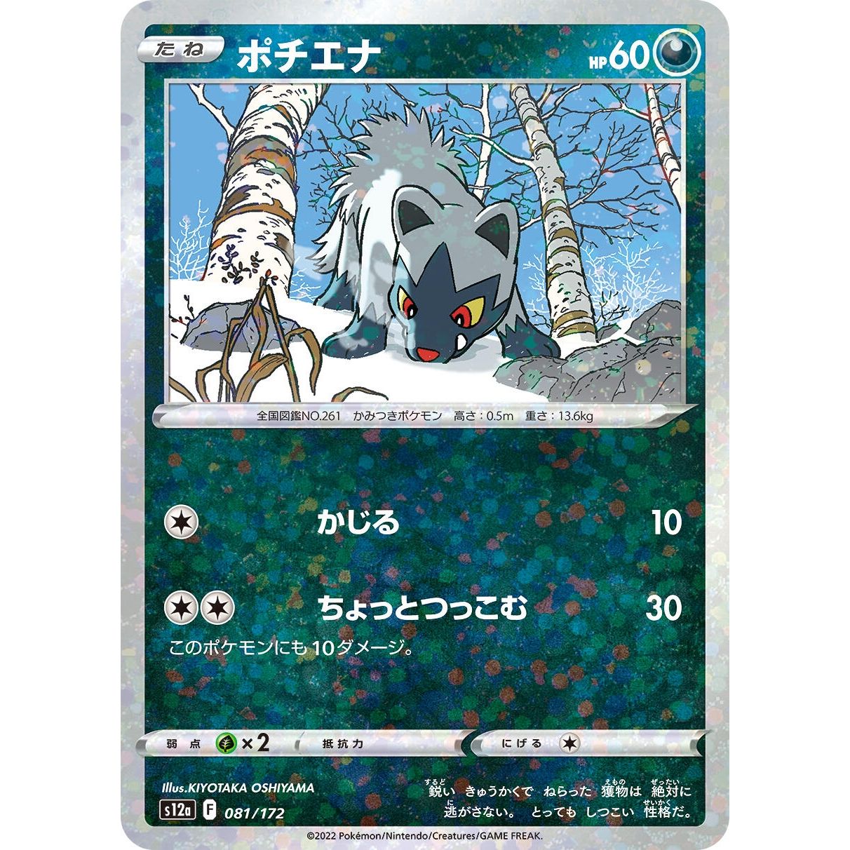 Image for Poochyena - 081/172 (Mirror Holofoil) (081/172) (S12a) - Pokemon Japan