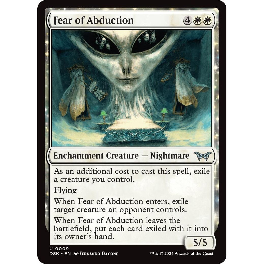 Image for Fear of Abduction (9) (DSK) - Magic: The Gathering