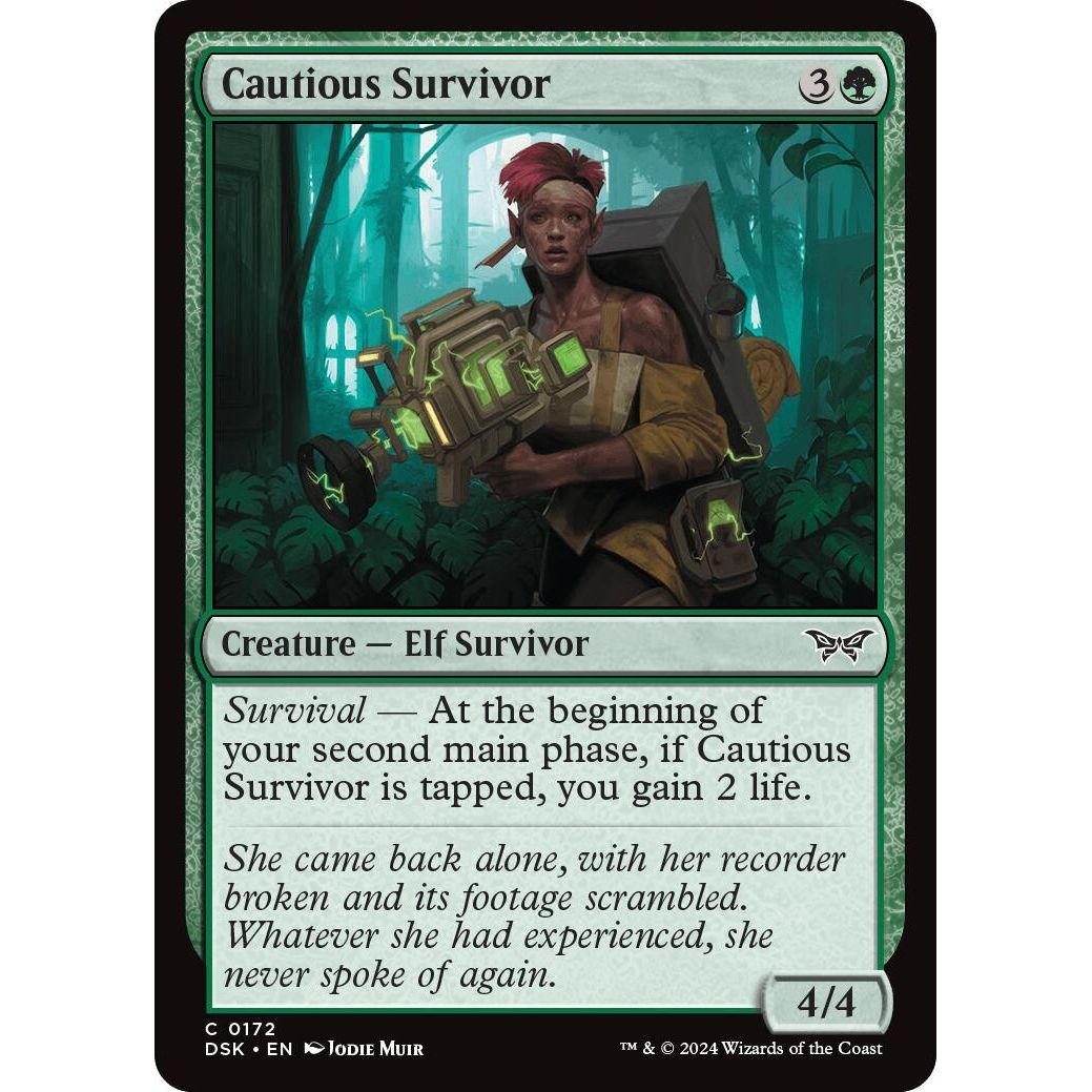 Image for Cautious Survivor (172) (DSK) - Magic: The Gathering