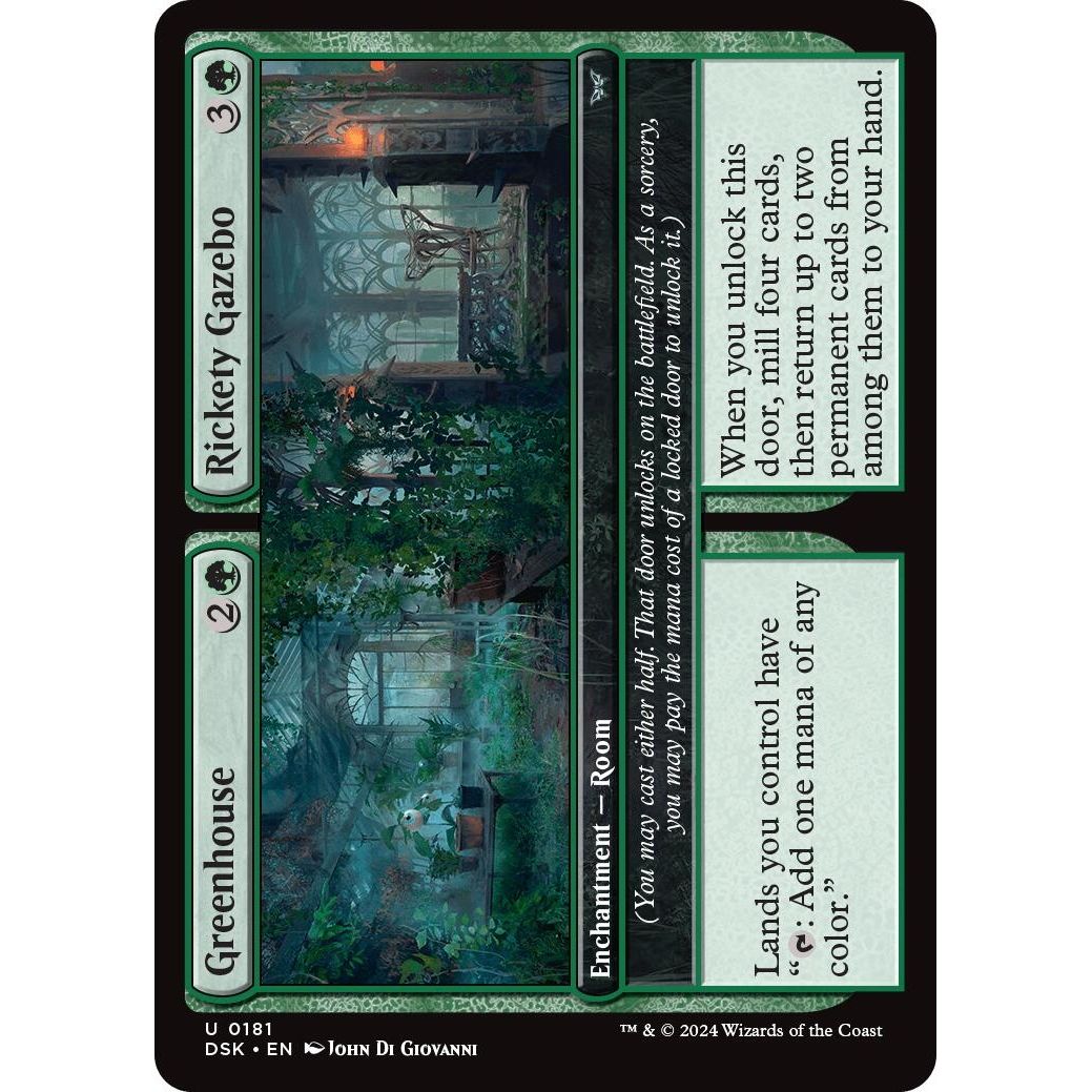 Image for Greenhouse // Rickety Gazebo (181) (DSK) - Magic: The Gathering