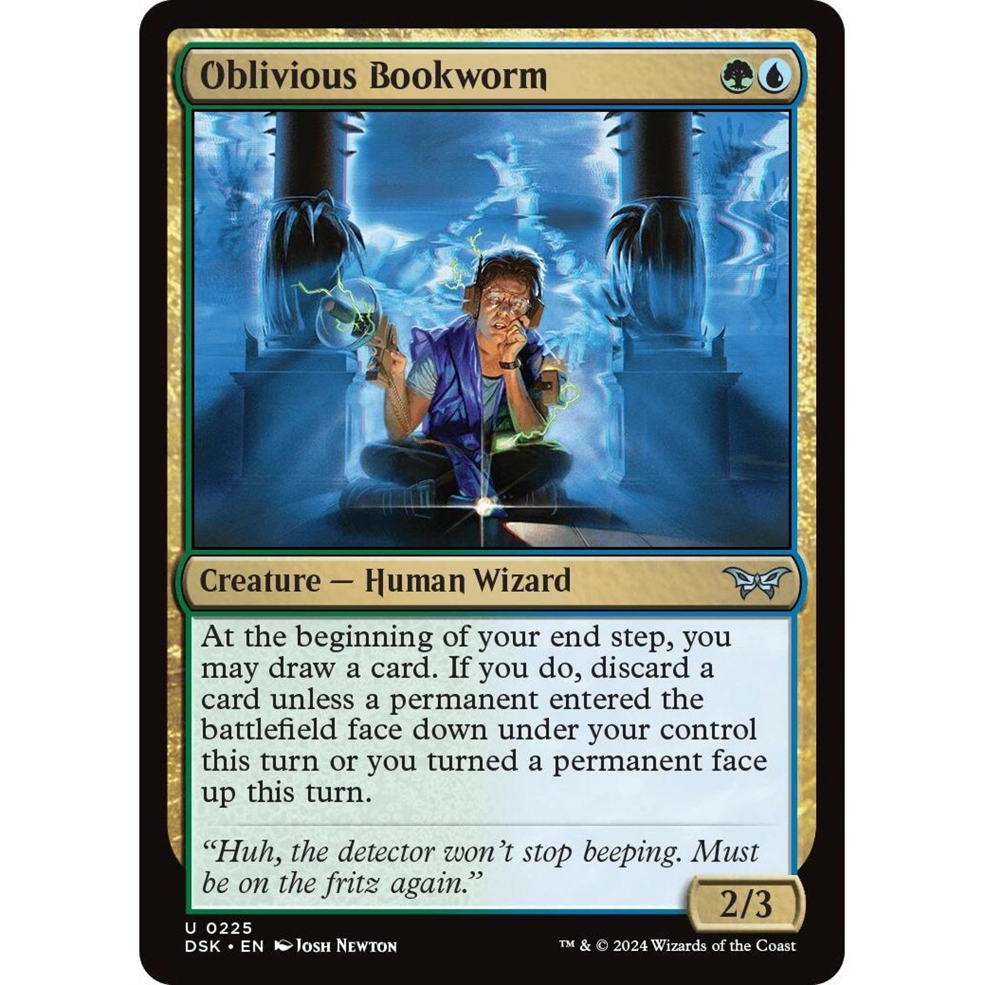 Image for Oblivious Bookworm (0225) (225) (DSK) - Magic: The Gathering