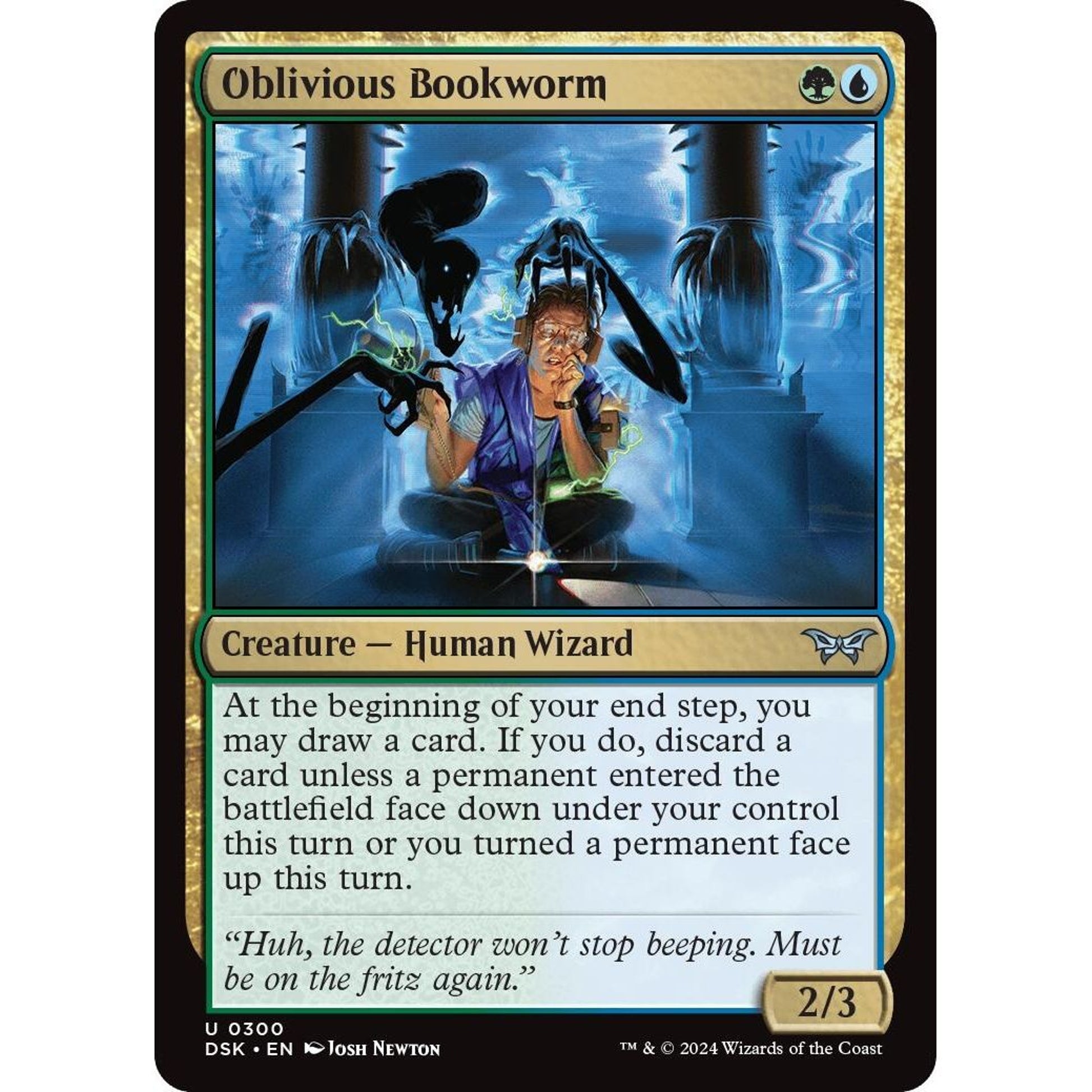 Image for Oblivious Bookworm (0300) (300) (DSK) - Magic: The Gathering