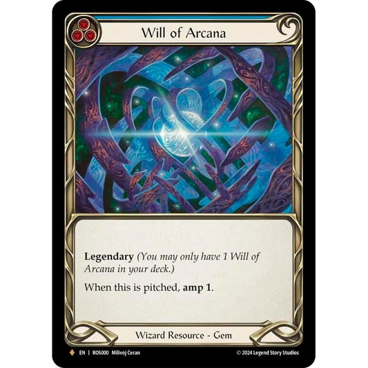 Image for Will of Arcana (Cold Foil) (ROS000) (ROS) - Flesh and Blood TCG