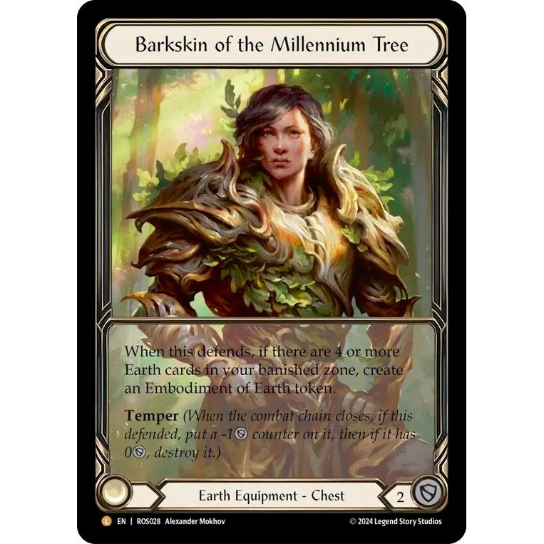 Image for Barkskin of the Millennium Tree (Extended Art) (ROS028) (ROS) - Flesh and Blood TCG