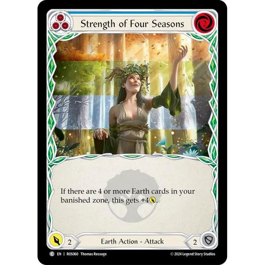 Image for Strength of Four Seasons (Blue) (ROS060) (ROS) - Flesh and Blood TCG
