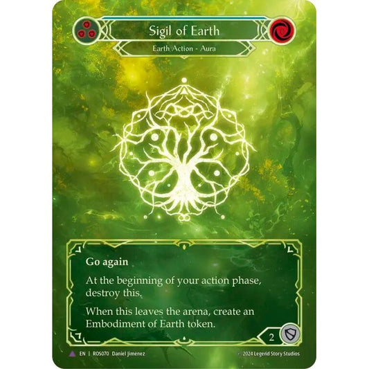Image for Sigil of Earth (Marvel) (ROS070) (ROS) - Flesh and Blood TCG