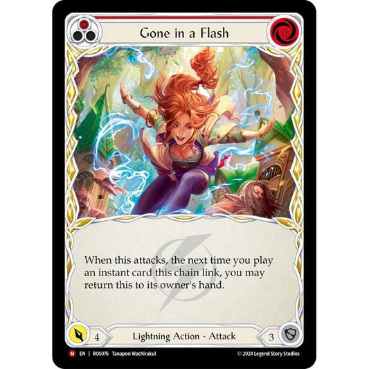 Image for Gone in a Flash (ROS076) (ROS) - Flesh and Blood TCG