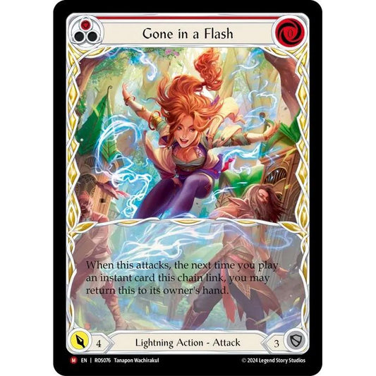 Image for Gone in a Flash (Extended Art) (ROS076) (ROS) - Flesh and Blood TCG