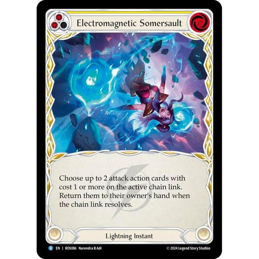 Image for Electromagnetic Somersault (Yellow) (ROS086) (ROS) - Flesh and Blood TCG
