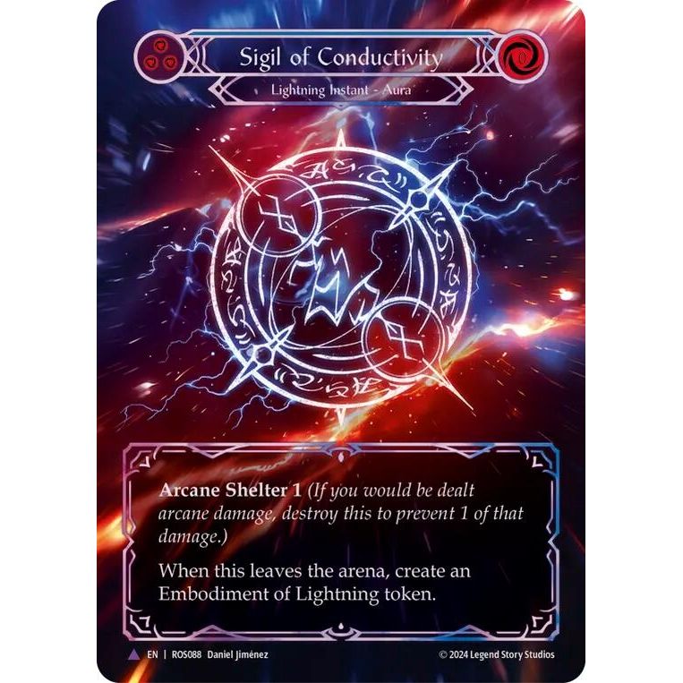Image for Sigil of Conductivity (Marvel) (ROS088) (ROS) - Flesh and Blood TCG