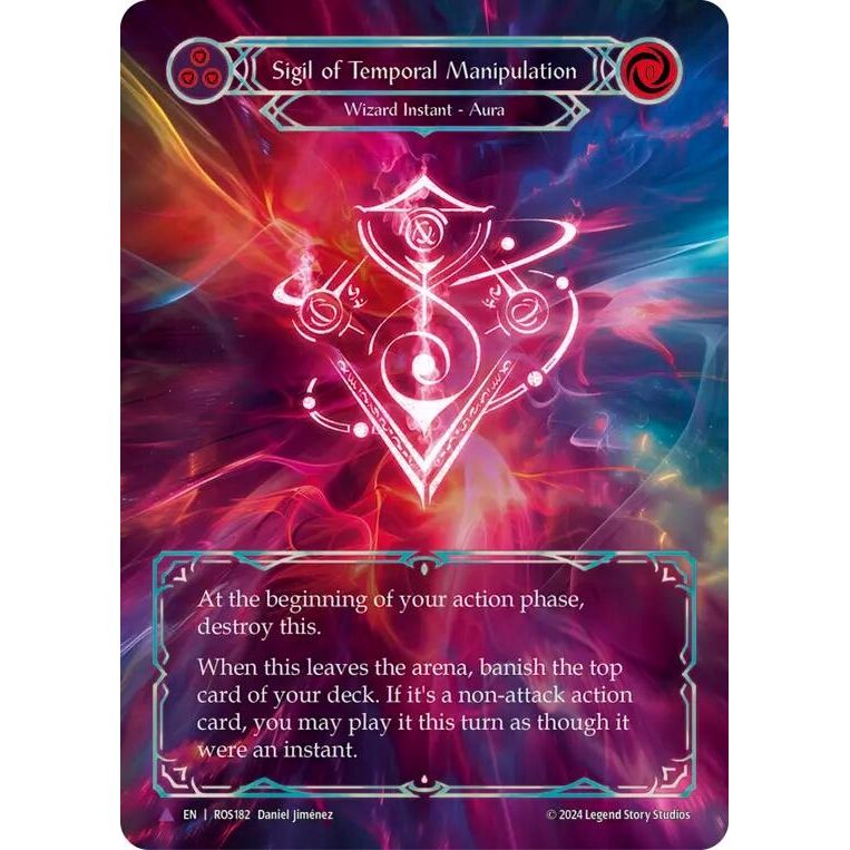 Image for Sigil of Temporal Manipulation (Marvel) (ROS182) (ROS) - Flesh and Blood TCG