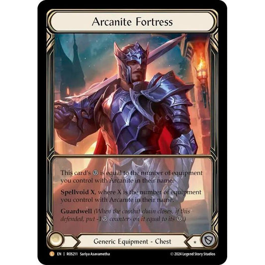 Image for Arcanite Fortress (Extended Art) (ROS211) (ROS) - Flesh and Blood TCG