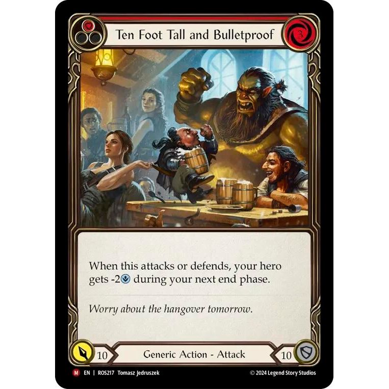 Image for Ten Foot Tall and Bullet Proof (ROS217) (ROS) - Flesh and Blood TCG