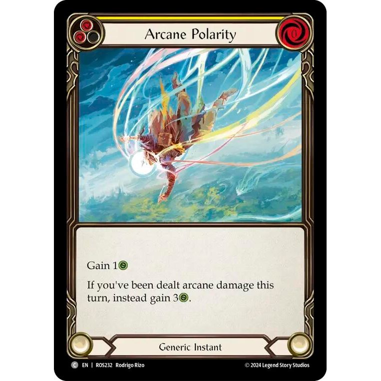 Image for Arcane Polarity (Yellow) (ROS232) (ROS) - Flesh and Blood TCG
