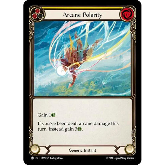 Image for Arcane Polarity (Yellow) (ROS232) (ROS) - Flesh and Blood TCG