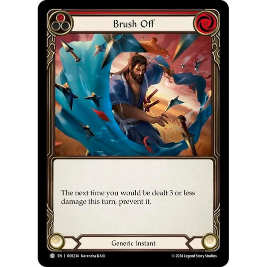 Image for Brush Off (Red) (ROS234) (ROS) - Flesh and Blood TCG
