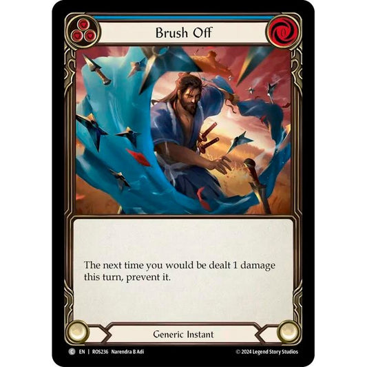 Image for Brush Off (Blue) (ROS236) (ROS) - Flesh and Blood TCG
