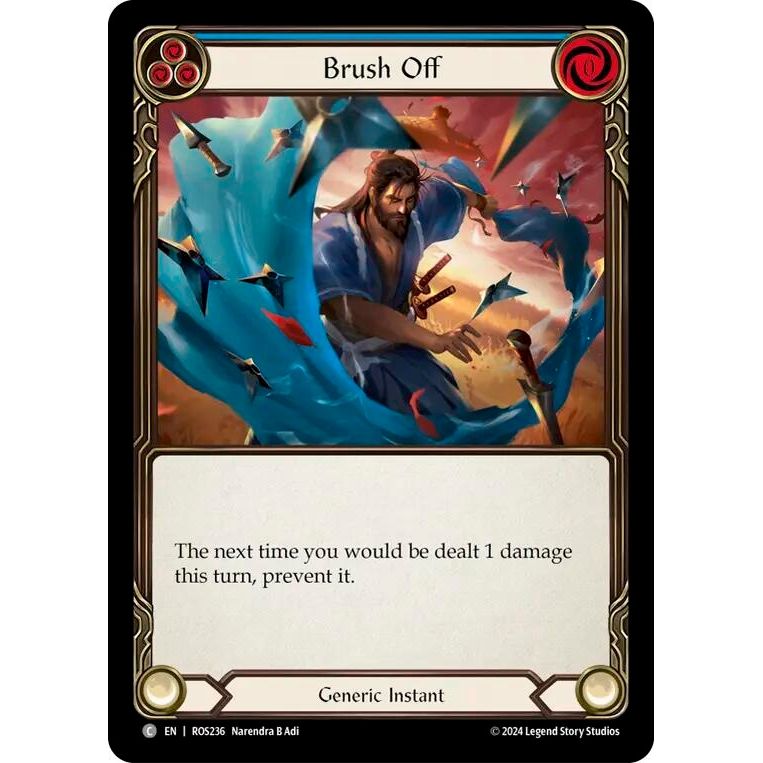 Image for Brush Off (Blue) (ROS236) (ROS) - Flesh and Blood TCG