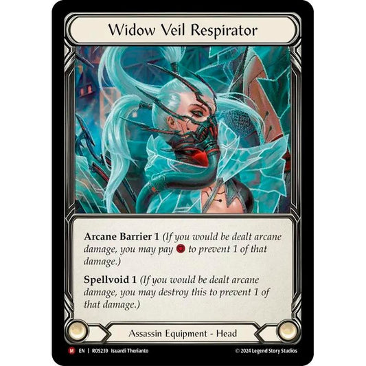 Image for Widow Veil Respirator (ROS239) (ROS) - Flesh and Blood TCG
