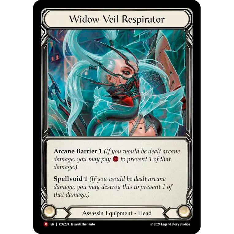 Image for Widow Veil Respirator (ROS239) (ROS) - Flesh and Blood TCG