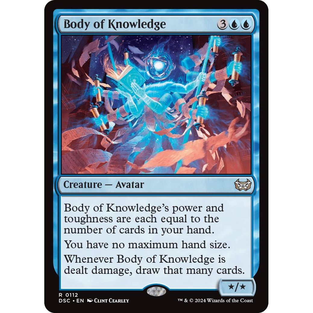 Image for Body of Knowledge (112) (DSC) - Magic: The Gathering