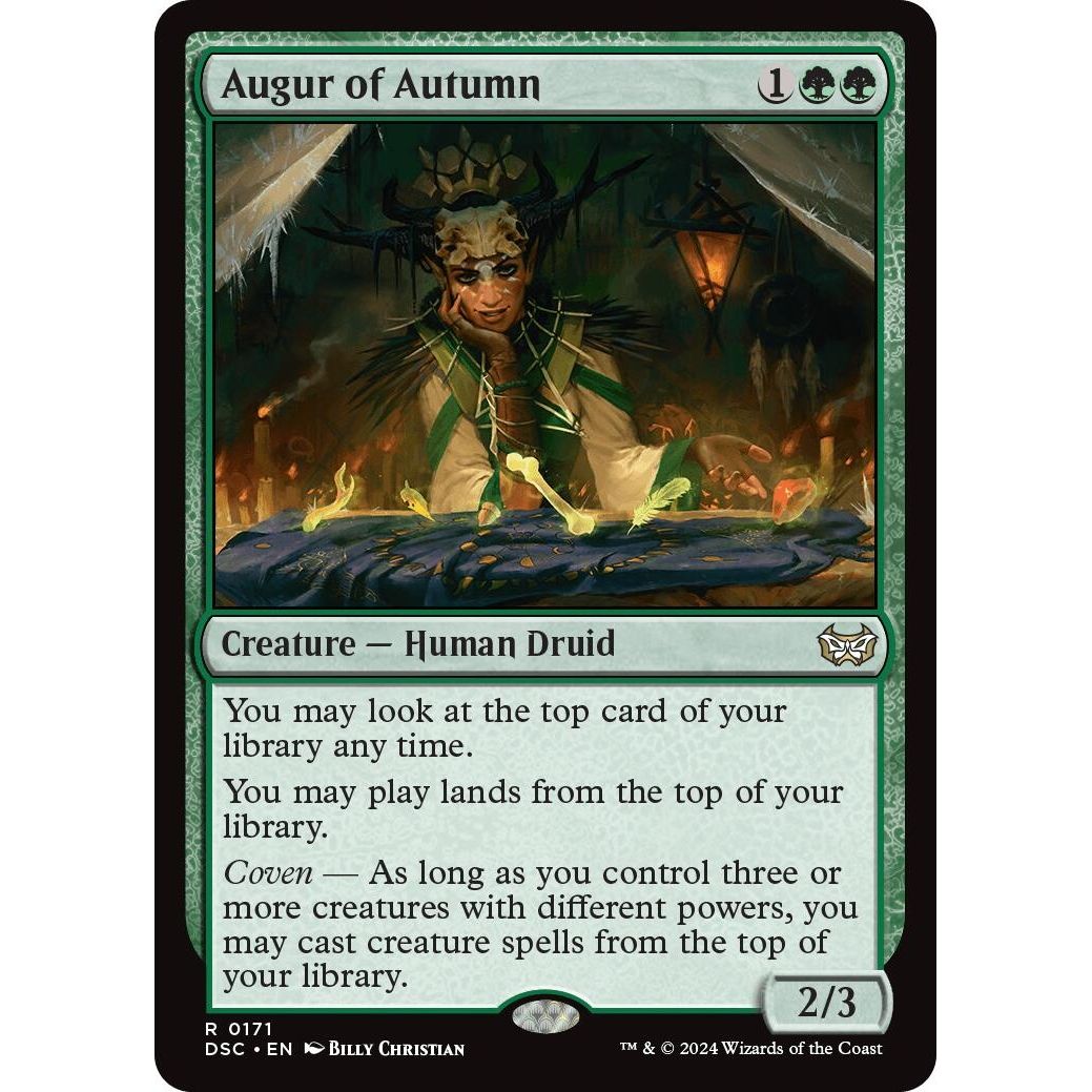 Image for Augur of Autumn (171) (DSC) - Magic: The Gathering