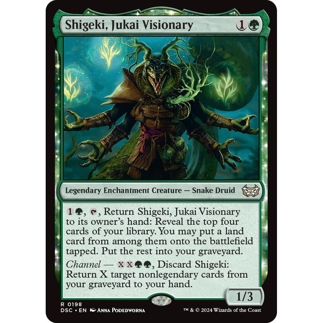 Image for Shigeki, Jukai Visionary (198) (DSC) - Magic: The Gathering