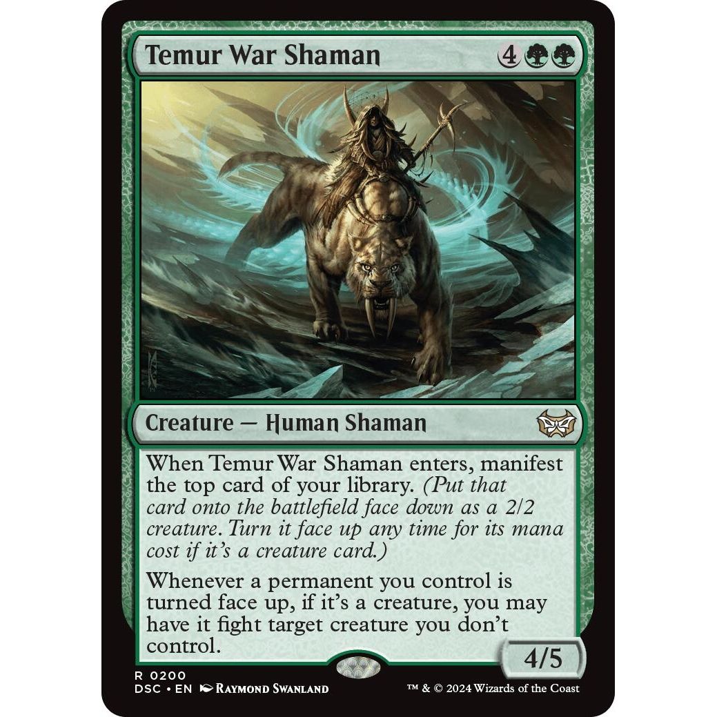 Image for Temur War Shaman (200) (DSC) - Magic: The Gathering