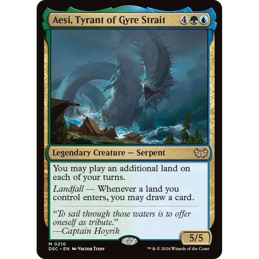Image for Aesi, Tyrant of Gyre Strait (210) (DSC) - Magic: The Gathering