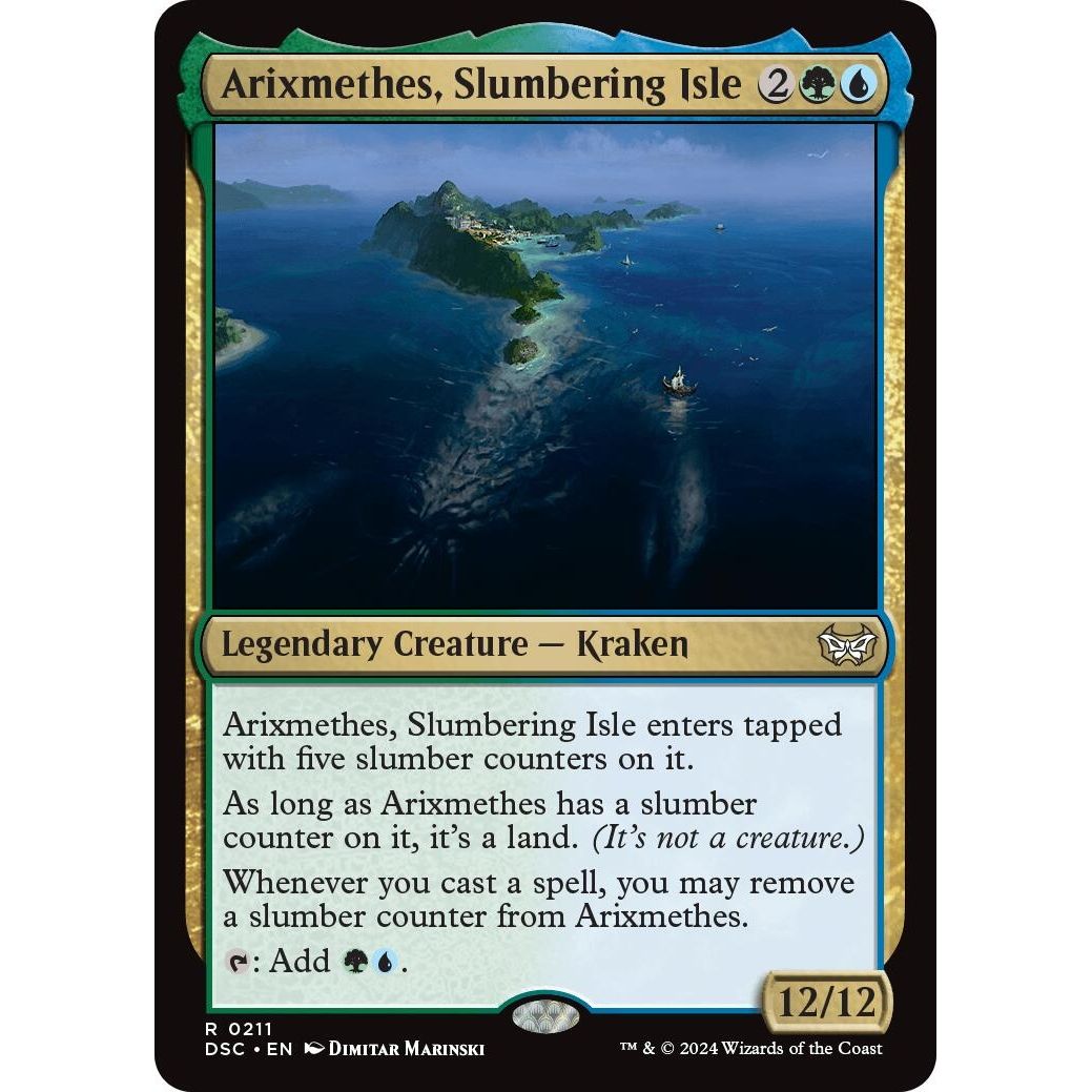Image for Arixmethes, Slumbering Isle (211) (DSC) - Magic: The Gathering