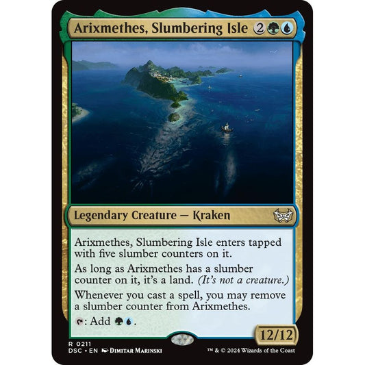 Image for Arixmethes, Slumbering Isle (211) (DSC) - Magic: The Gathering