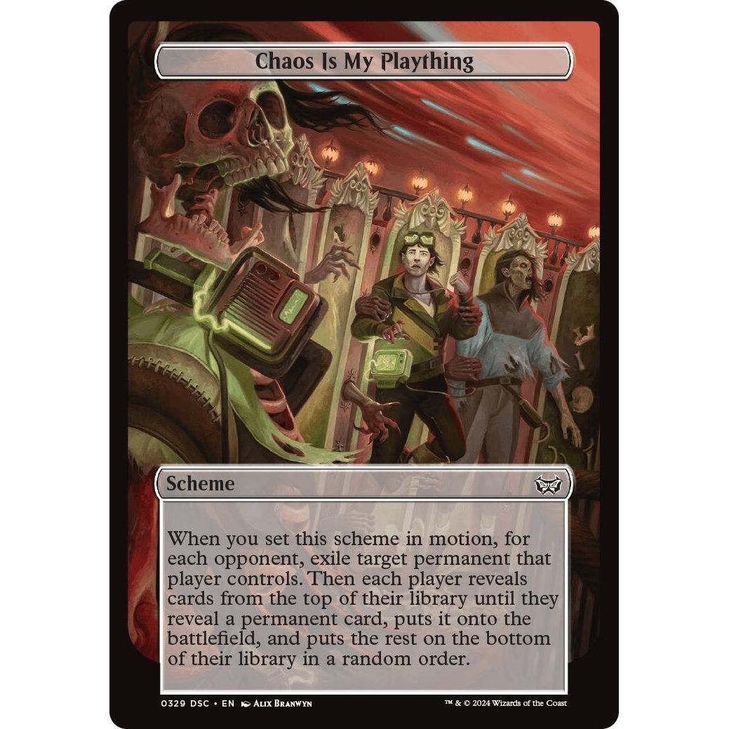 Image for Chaos is My Plaything (Full Art) (329) (A:DSC) - Magic: The Gathering
