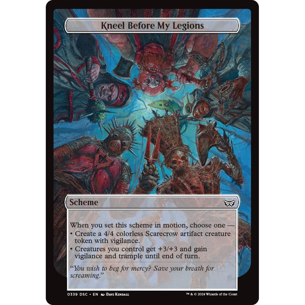 Image for Kneel Before My Legions (Full Art) (339) (A:DSC) - Magic: The Gathering