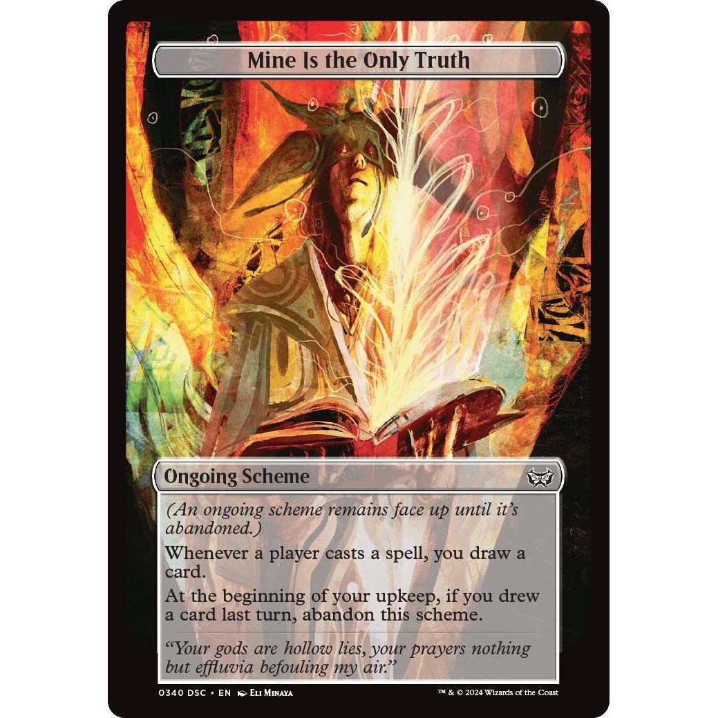 Image for Mine Is The Only Truth (Full Art) (340) (A:DSC) - Magic: The Gathering
