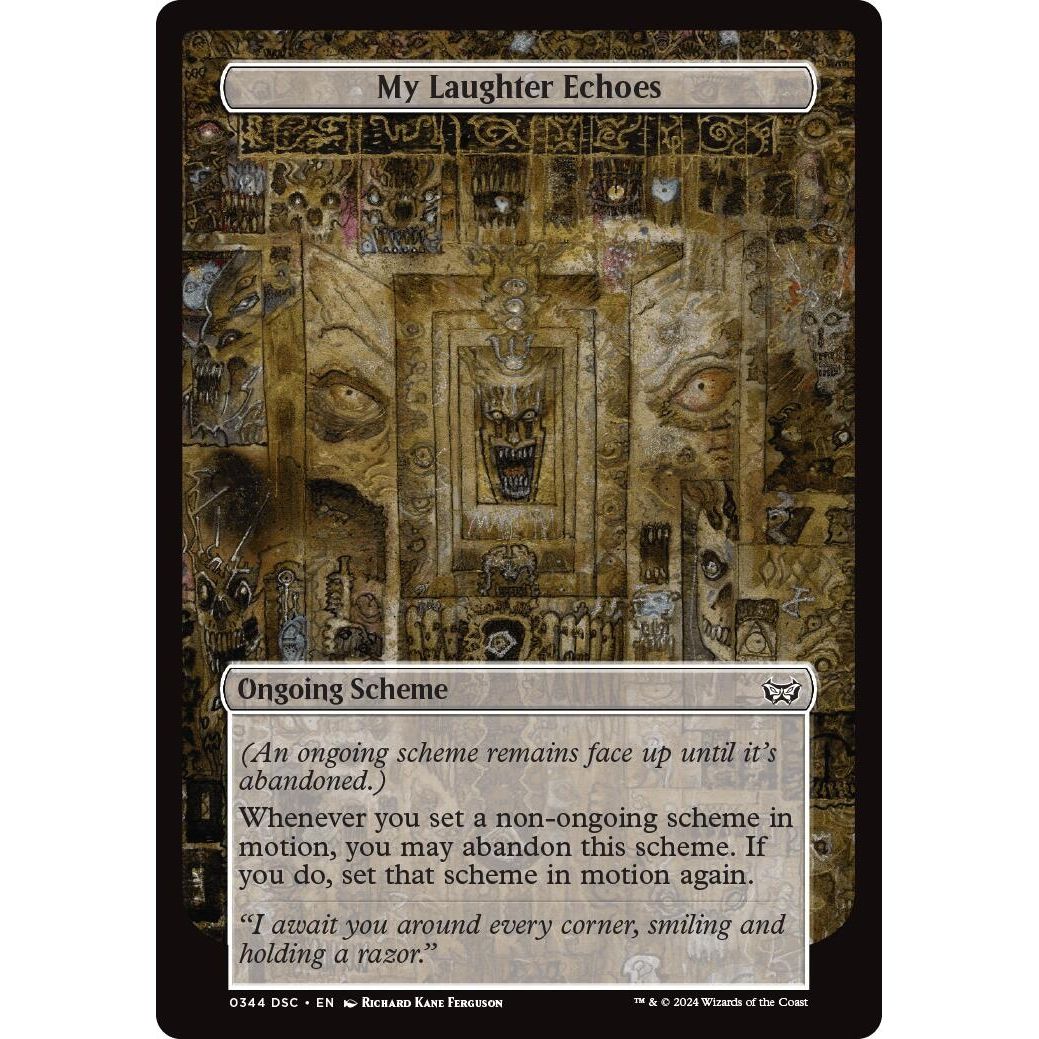 Image for My Laughter Echoes (Full Art) (344) (A:DSC) - Magic: The Gathering