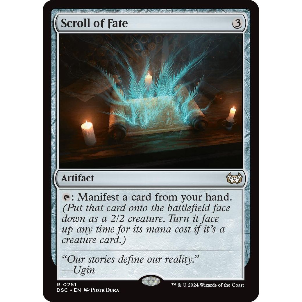 Image for Scroll of Fate (251) (DSC) - Magic: The Gathering