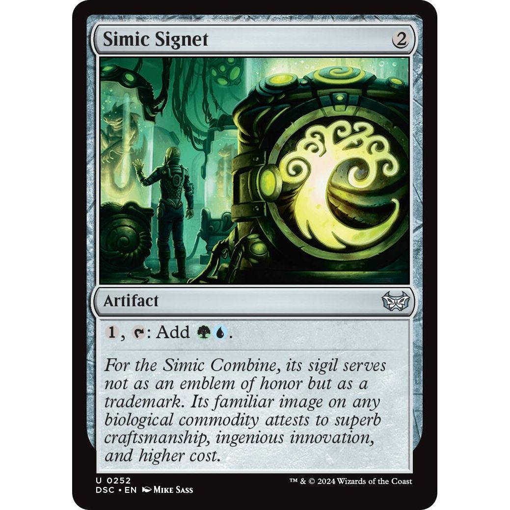 Image for Simic Signet (252) (DSC) - Magic: The Gathering